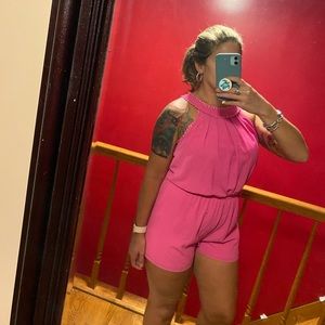 Boutique romper size medium PINK 🌸
